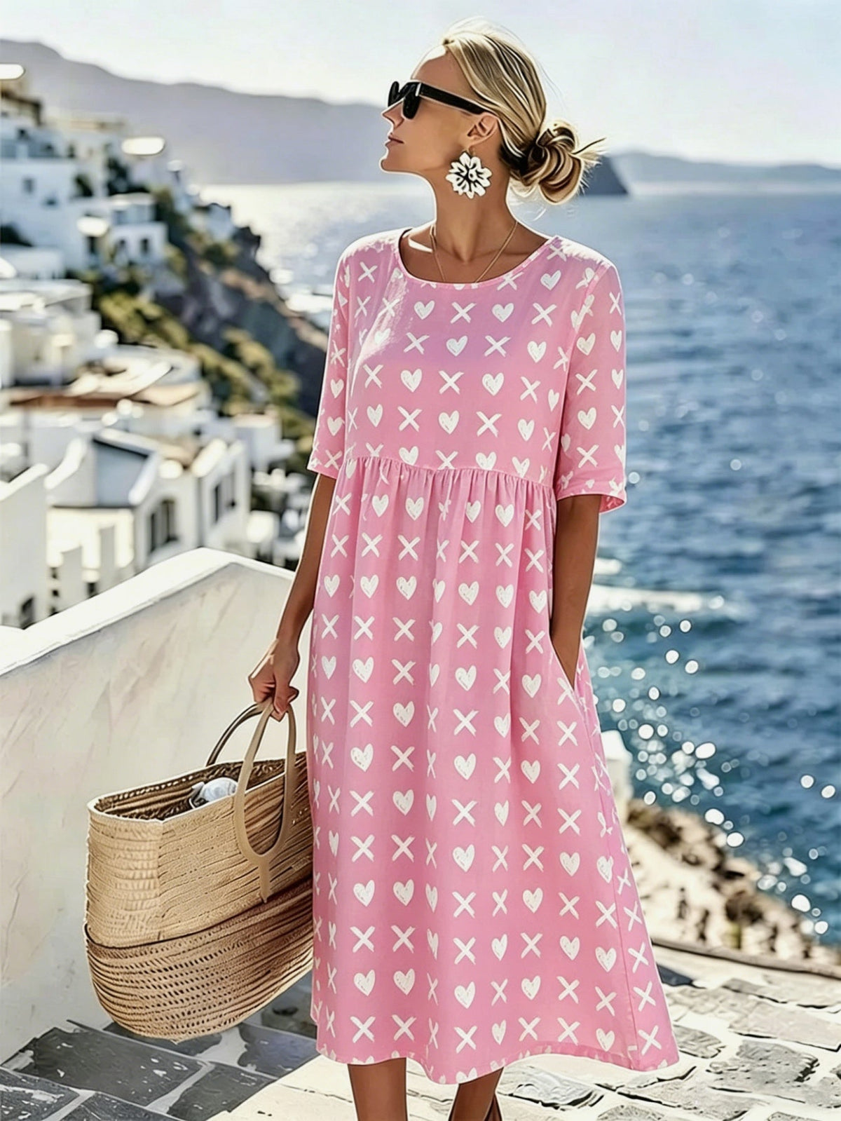 Lottie™ | Sweetheart Sommer Midi Kleid