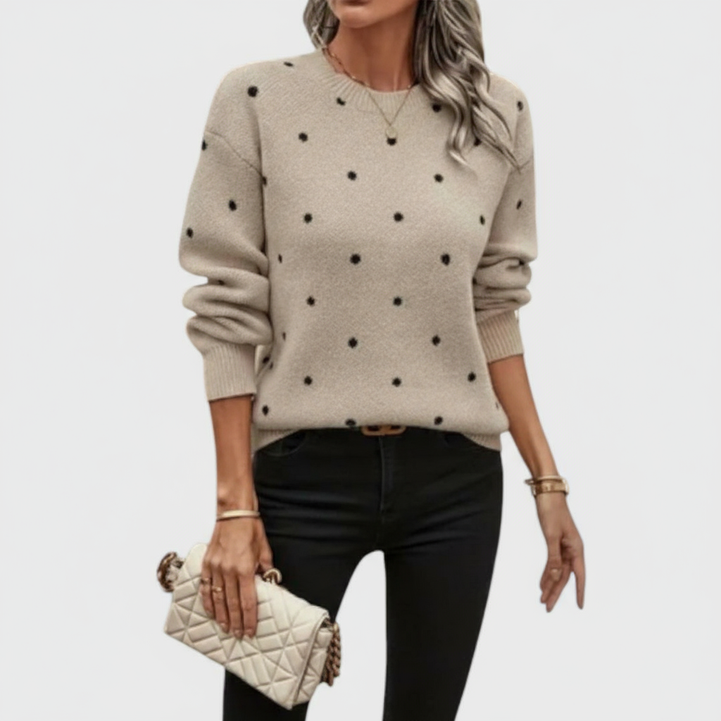 Sabina – Pullover mit Punktmuster