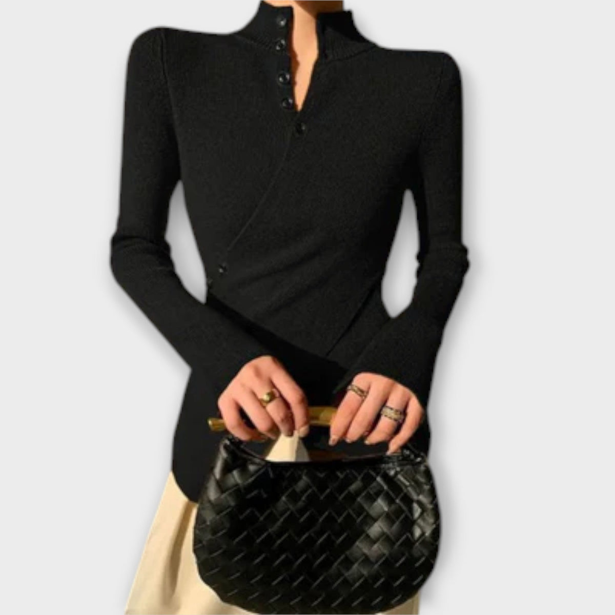 Michaela – Eleganter Pullover aus Baumwolljersey