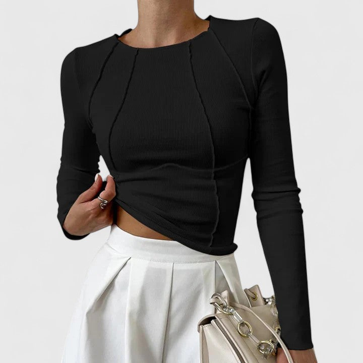 Lara – Bequeme Langarm-Bluse