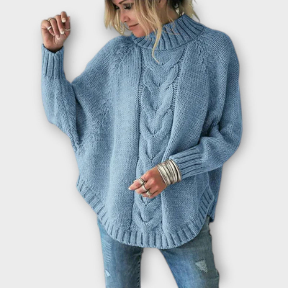 Elisabeth – Strickpullover mit Reliefmuster
