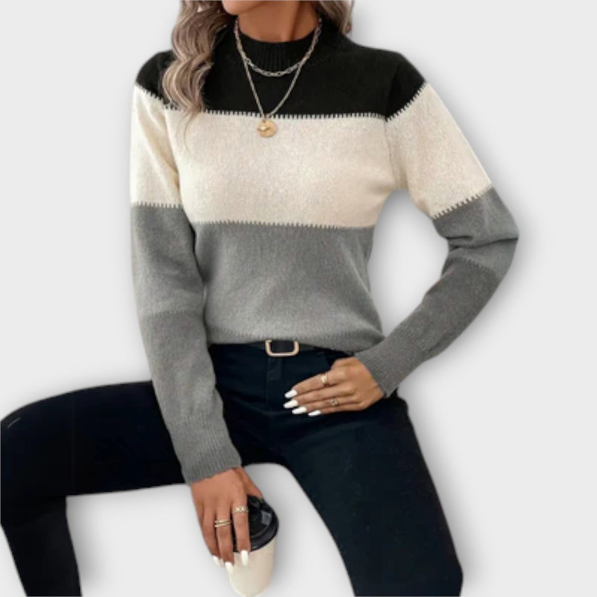 Elina – Lässiger und eleganter Pullover