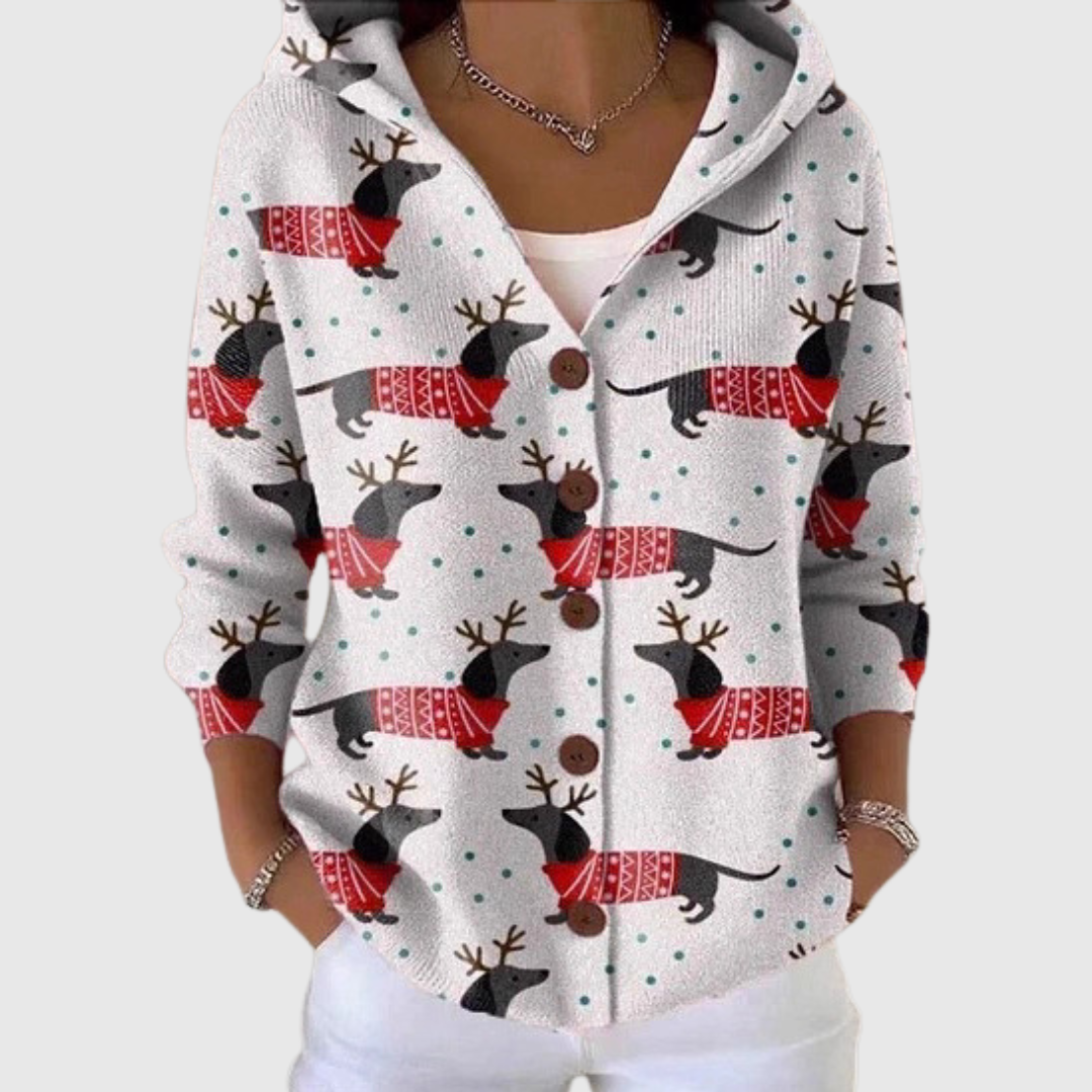 Amabile | Cardigan con cappuccio