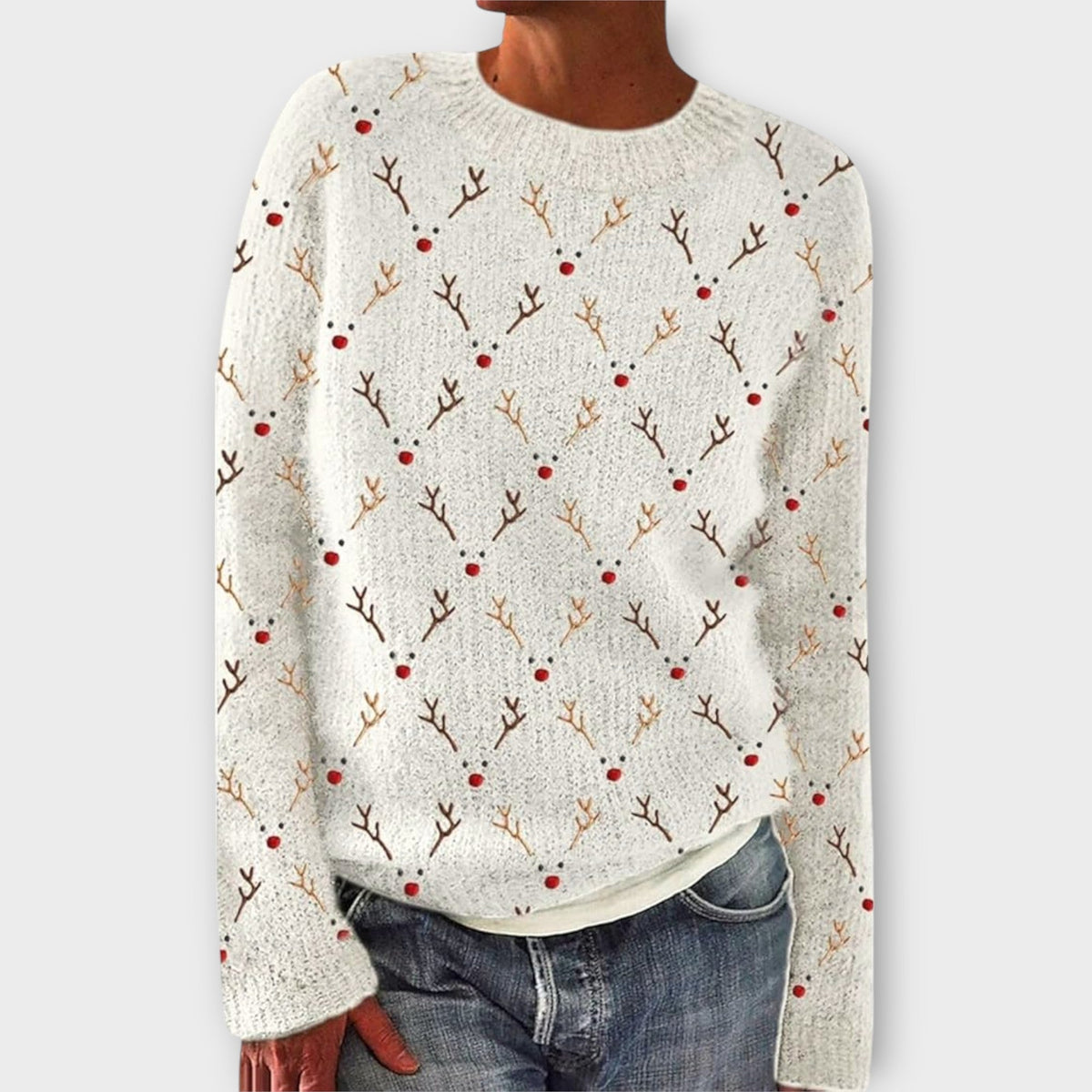 Simone – Weihnachtlicher Strickpullover