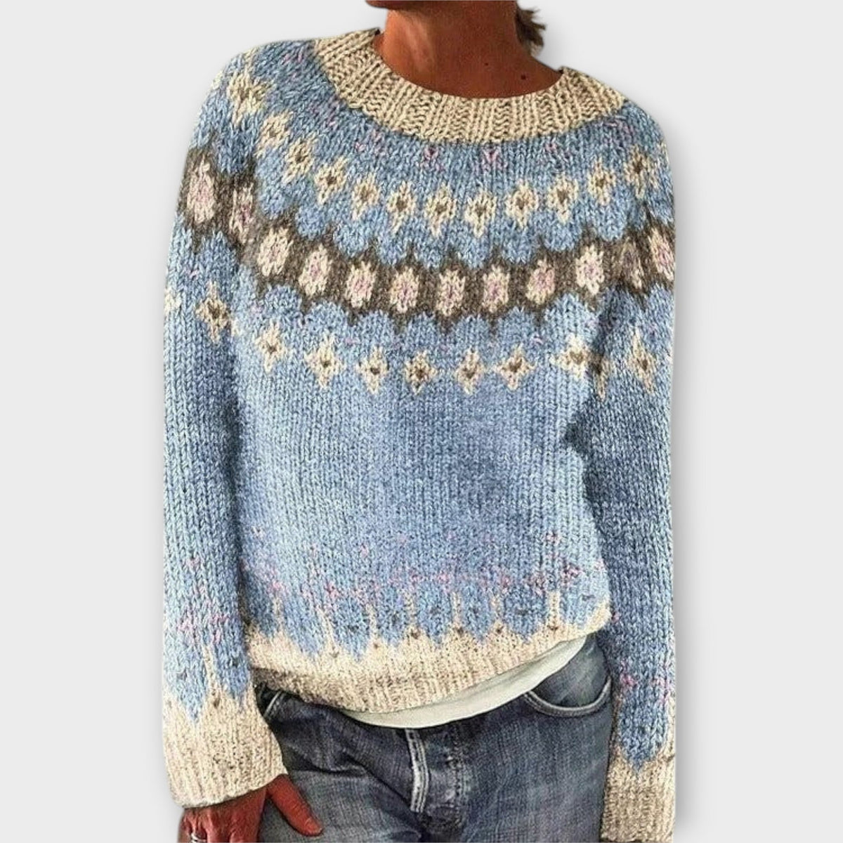 Claudia – Klassischer Retro-Pullover