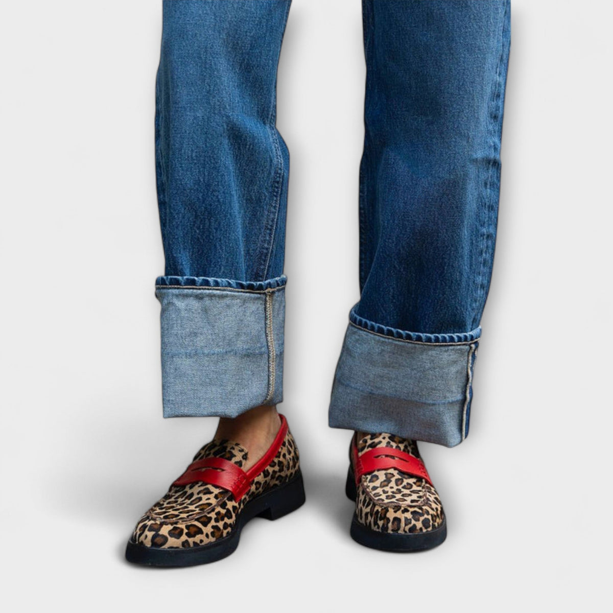 Sabine - Loafer mit Leopardenmuster
