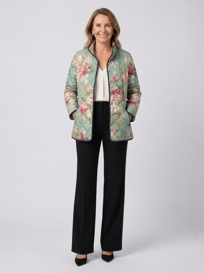 Valcor | Steppjacke Alte Rosen Hell