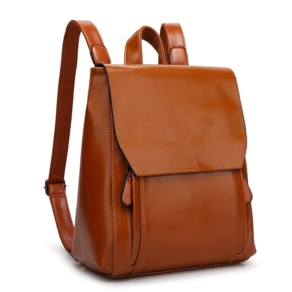 Hannelore – Vintage Rucksack-Handtasche mit gestepptem Muster
