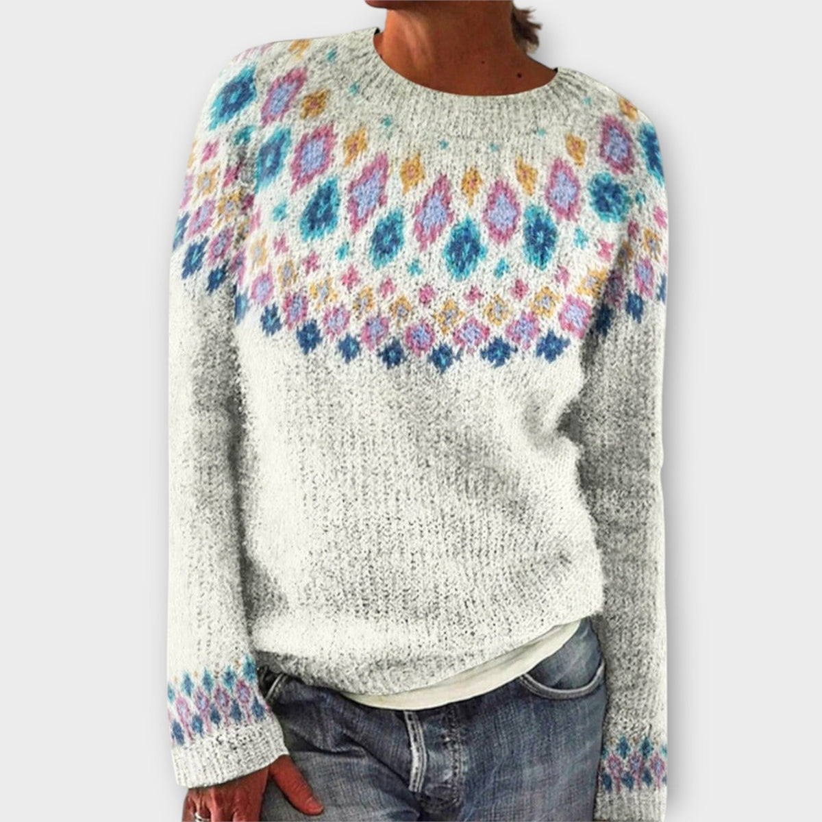 Gisela – Klassischer Retro-Pullover