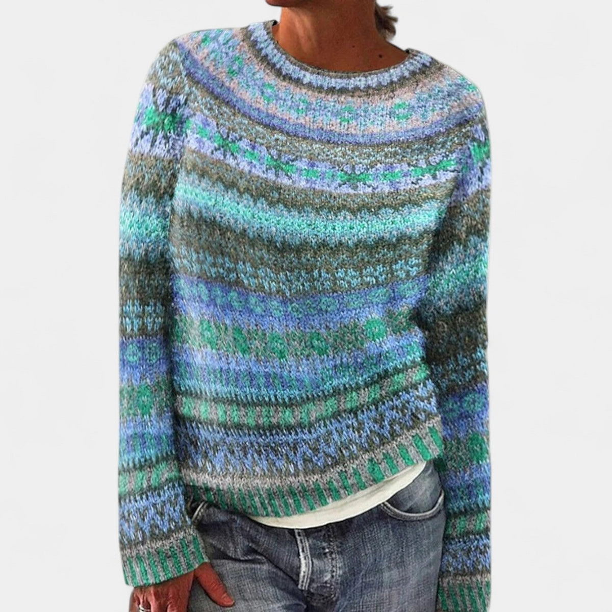 Stefanie – Klassischer Retro-Pullover
