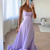 Blair - Anmutiges Fliessendes Midi-Kleid
