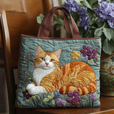 Handgefertigte Tasche mit Katze