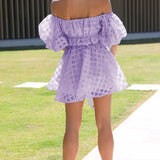 Evie - Puffärmel Mini Kleid
