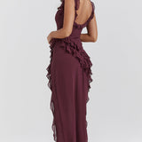 Andrea - Wunderschönes Bequemes Midi-Kleid