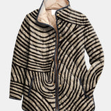 Valcor | Steppjacke mit gezeichneten Kreisen Léa
