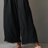 Pascale | Salopette minimaliste en lin pour femme