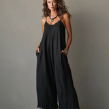 Pascale | Salopette minimaliste en lin pour femme
