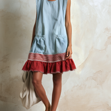 Cecile | Robe tunique à volants