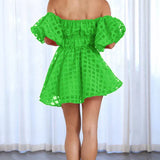 Evie - Puffärmel Mini Kleid