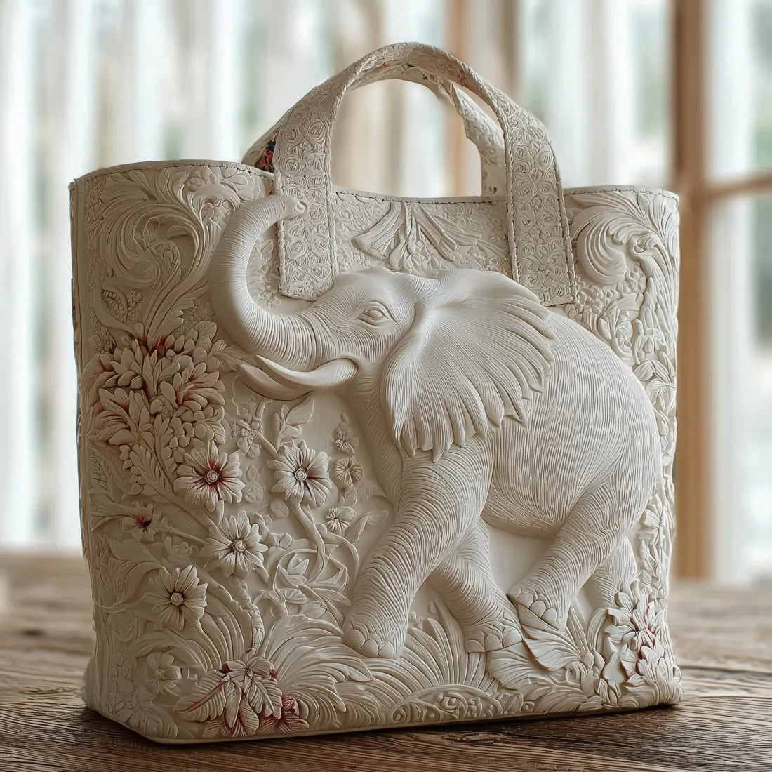 Handgefertigte Elefanten Tasche
