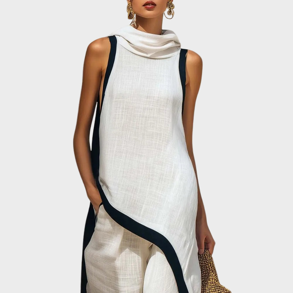Leonora – Elegantes Leinen-Set