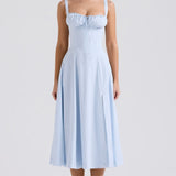 ROBE MI-LONGUE BUSTIER AURORA