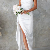 Inez - Elegantes Maxikleid mit einem Schulterträger