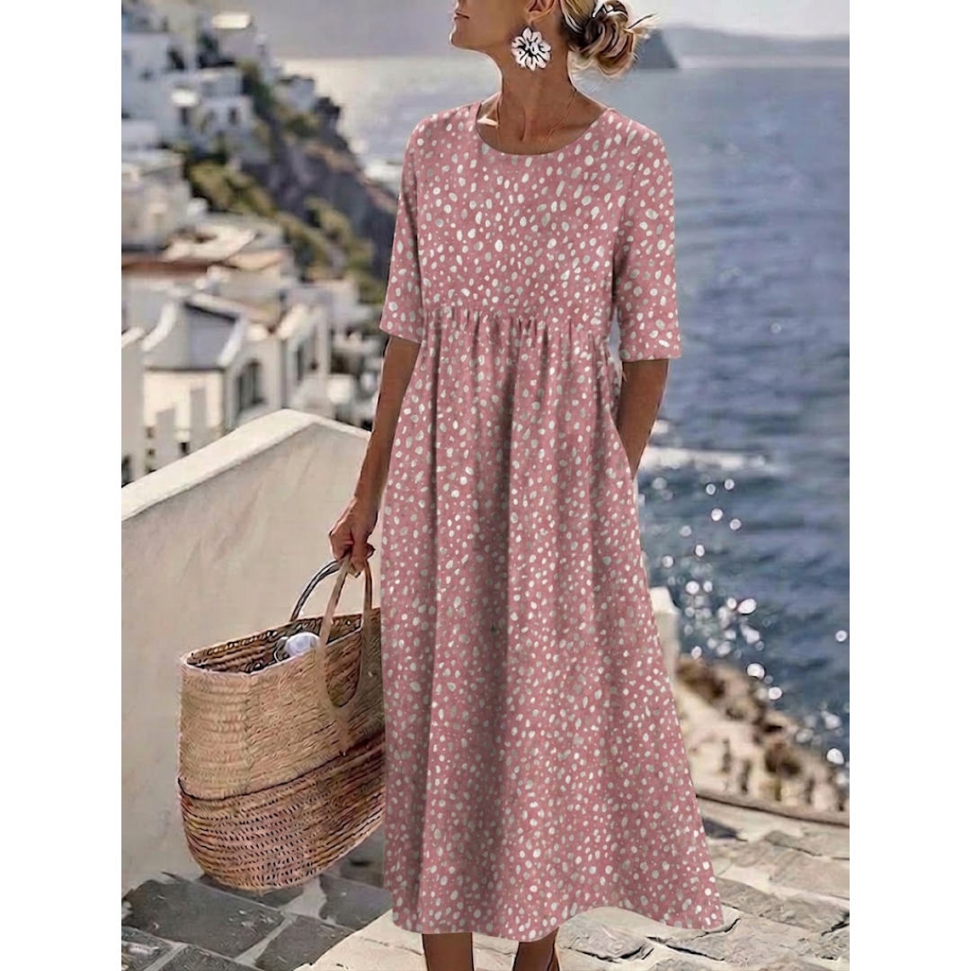 Tess™ | Elegantes Midi-Kleid mit einem figurschmeichelnden Design