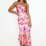 Eliza - Robe midi asymétrique
