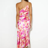 Eliza - Robe midi asymétrique