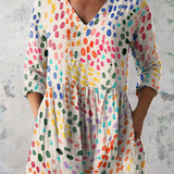 Pauline | Blusa lunga con scollo a V