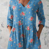 Melanie | Camicia lunga con scollo a V