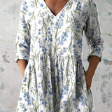 Jeanne | Blusa lunga con scollo a V