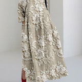 Avery - Élégante robe longue imprimée