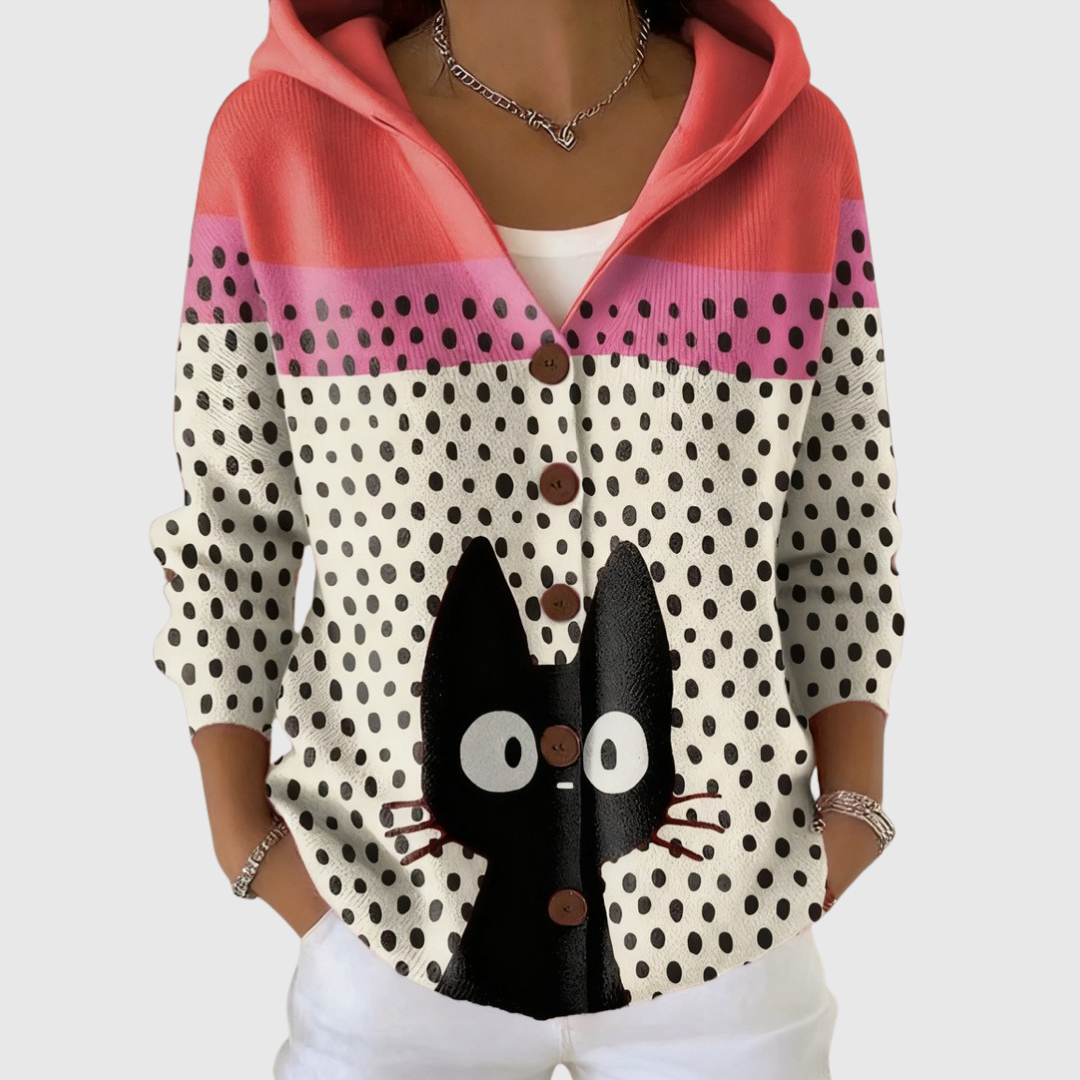 Loreta | Cardigan con cappuccio