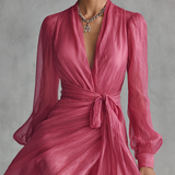 Daisy - Elegantes Lange Chiffonkleid