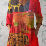 Lucie | Blusa lunga con scollo a V