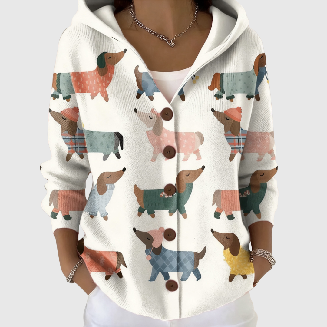 Neve | Cardigan con cappuccio