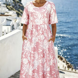 Isla™ | Bohemian Coastal Midi Kleid