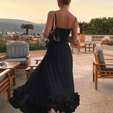 Blair - Anmutiges Fliessendes Midi-Kleid
