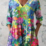 Maelle | Blusa lunga con scollo a V