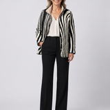 Valcor | Gestepptes Zebra-Musterjacke Sylvie