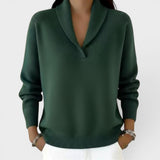 Evelyn – Bequemer Strickpullover mit V-Ausschnitt
