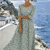 Sienna™ | Elegantes Blumen-Midi-Kleid