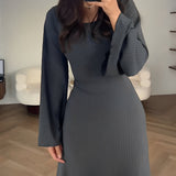 Aiah - Elegante maglia maxi-abito
