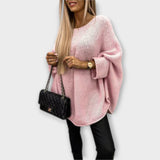 Isabelle – Damenstrickpullover mit Rundhalsausschnitt