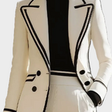 Hildegarda – Tailleur-pantalon croisé