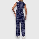 Jasmína – Set composto da top con scollo a V e pantaloni coordinati