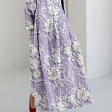 Avery - Élégante robe longue imprimée