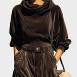 Solenne – Completo casual in velluto